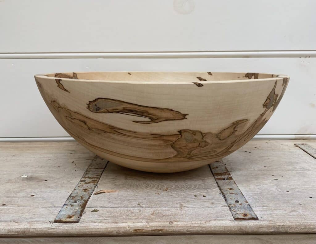 maple wood bowl