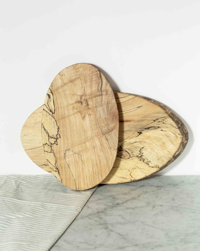 spalted maple cutting board by spencer peterman