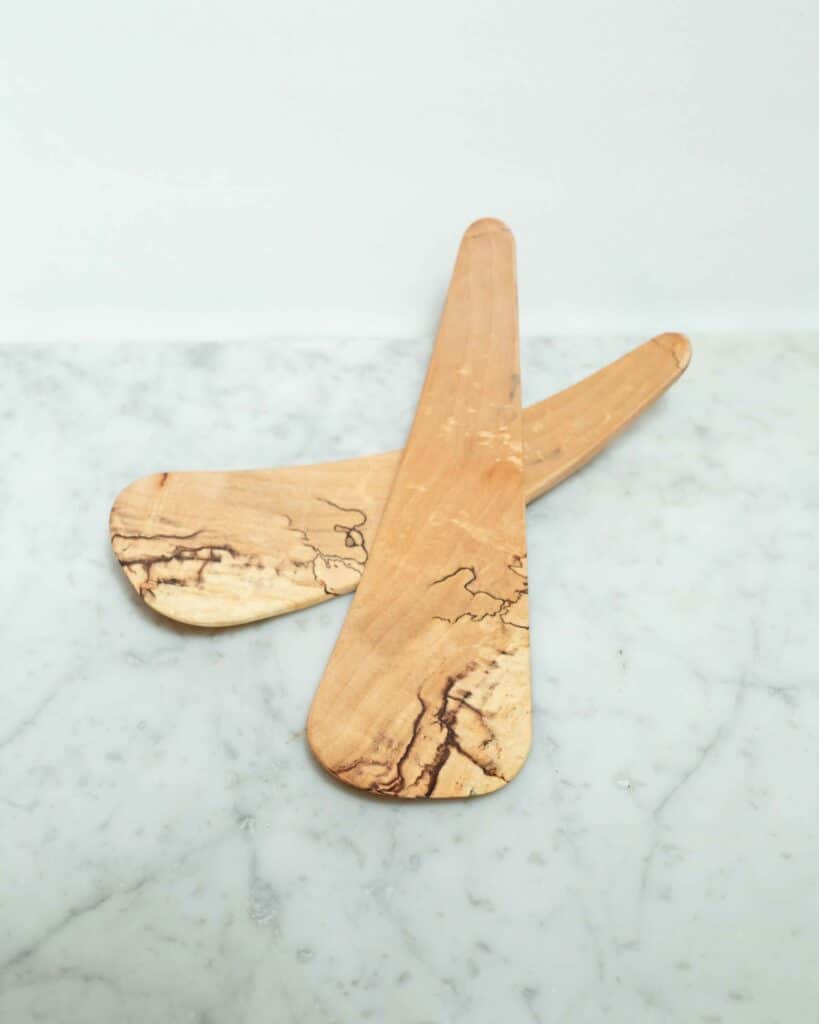 Spalted Maple Salad Tossers