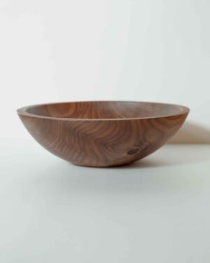 13" black walnut bowl