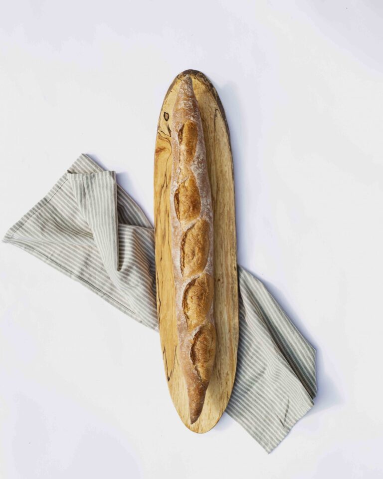 splated maple baguette board by spencer peterman