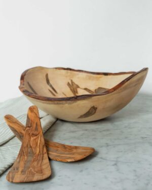 natural edge maple bowl