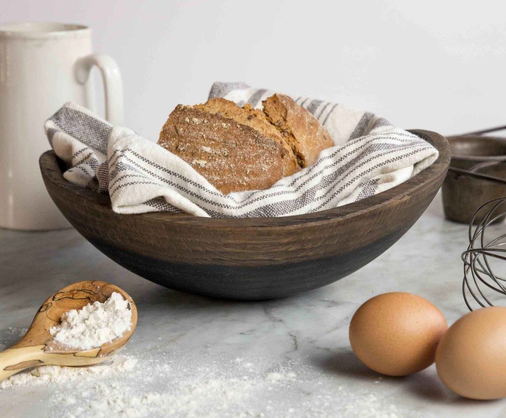 Large wooden serving bowls made for shared meals and special occasions. Each bowl is handmade to showcase the wood’s unique character.