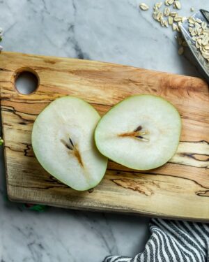 Petite, Spalted Maple Rectangular Natural Edge Wooden Cutting Board (8” × 5”)
