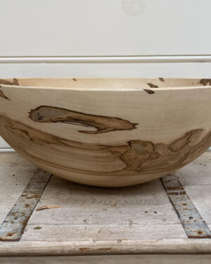 Medium Ambrosia Maple Wooden Bowl (13")