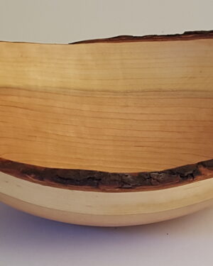 Live Edge Cherry Wood Bowl (13")
