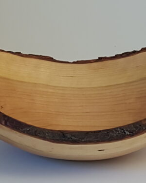 Live Edge Cherry Wood Bowl (18")