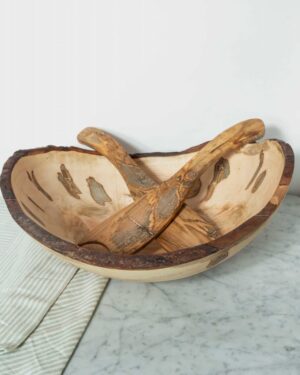 Bogo Sale Live Edge Ambrosia Maple Wood Bowl (13") salad bowl buy one get 10″ Free