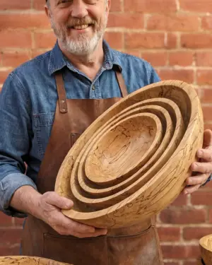Round Wooden Bowls